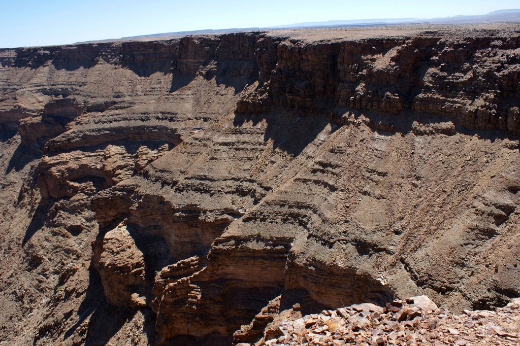 Figure 10: Namibia - Fish River Canyon - Terracing defines the landscape today