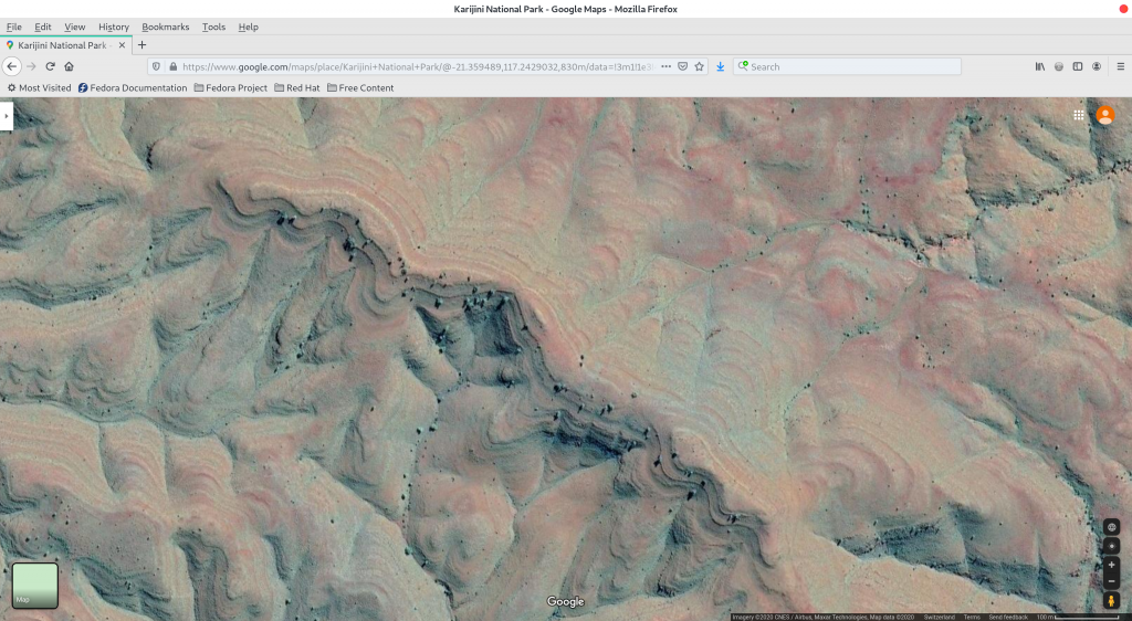 Figure 3: Millstream Chichester National Park - Google Maps