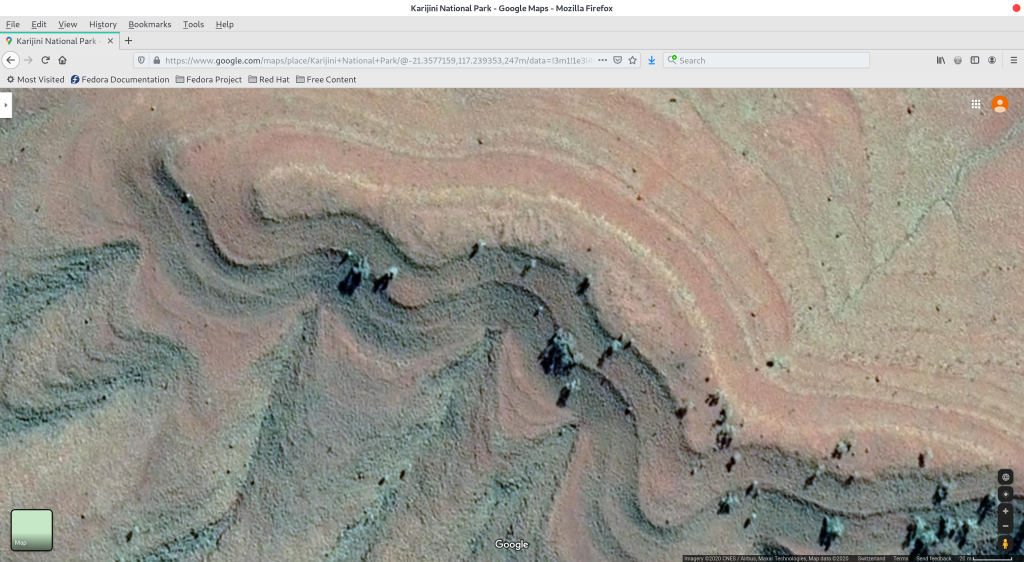 Figure 4: Millstream Chichester National Park - Google Maps
