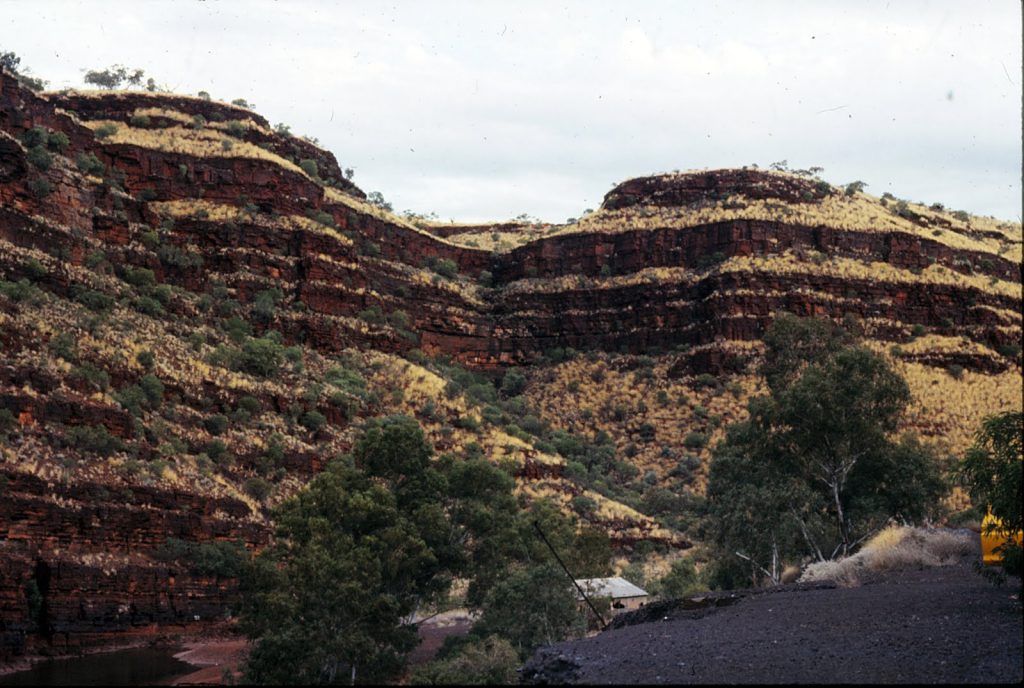 Figure 2: Karijini National Park - Remains of a terraced structure