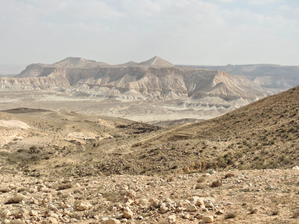Figure 8: Negev Desert - Remains of pyramid on top of huge structural remains