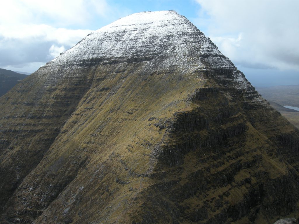 Figure 2: Beinn Alligin - Torridon Hills - Scotland - Remains of terraced pyramidal structure