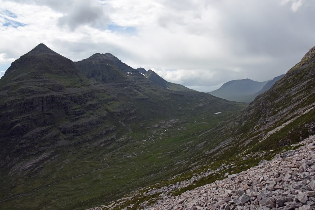 Figure 5: Liathach - Torridon Hills - Scotland - Pyramid shape still visible (on left of image)
