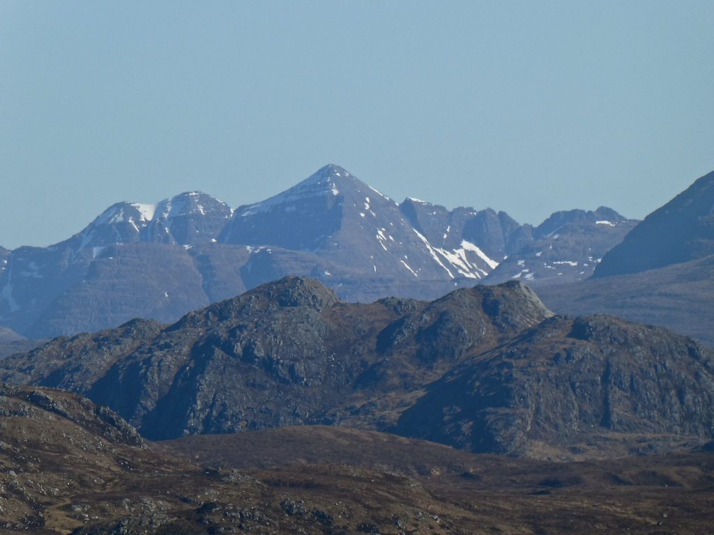 Figure 4: Liathach - Torridon Hills - Scotland - Remains of stepped pyramidal structures (in the background)