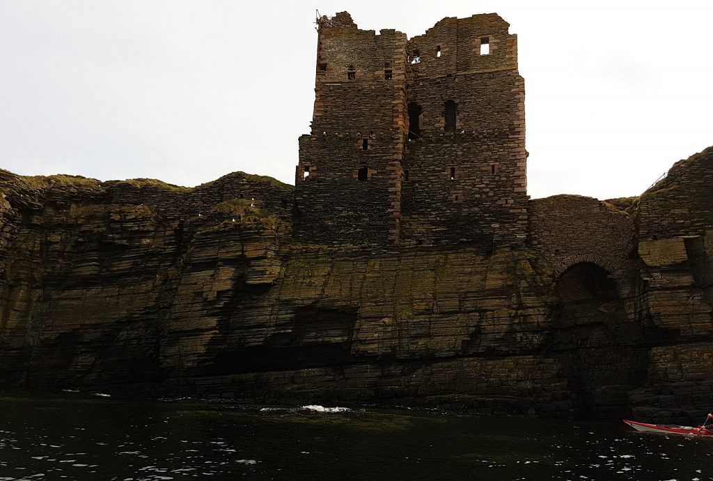 Figure 12: Castle Sinclair Girnigoe - Built on earlier structure
