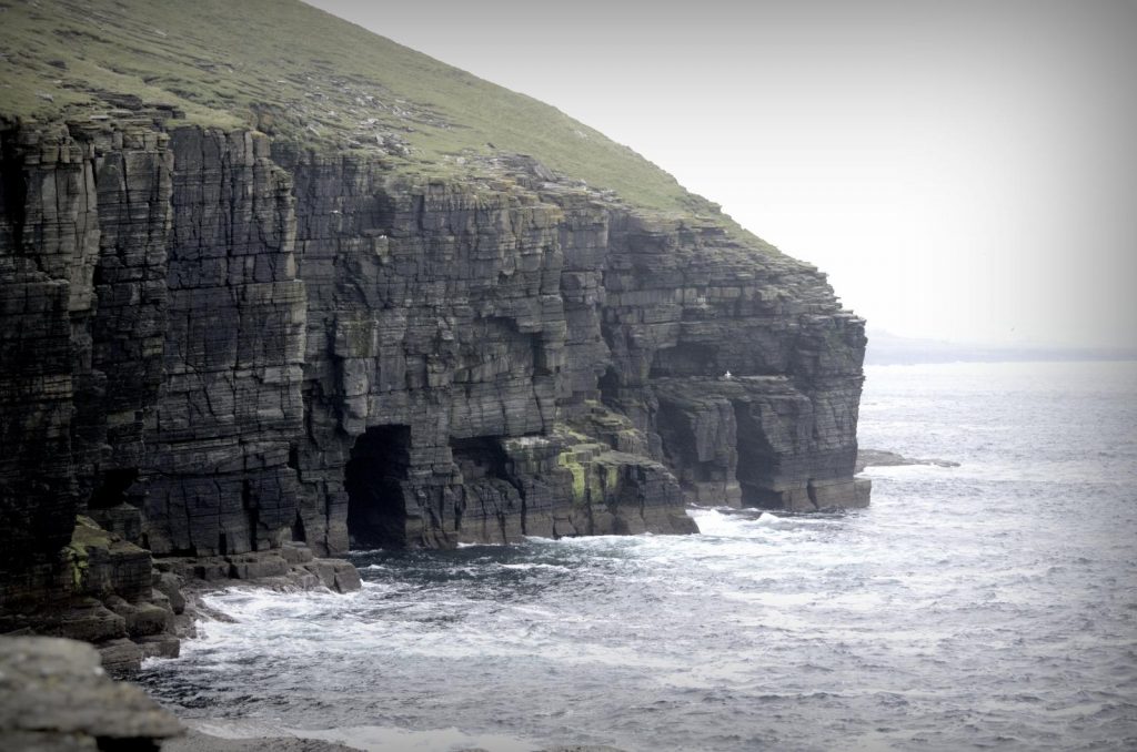 Figure 5: Rousay - Coastline is structural remains