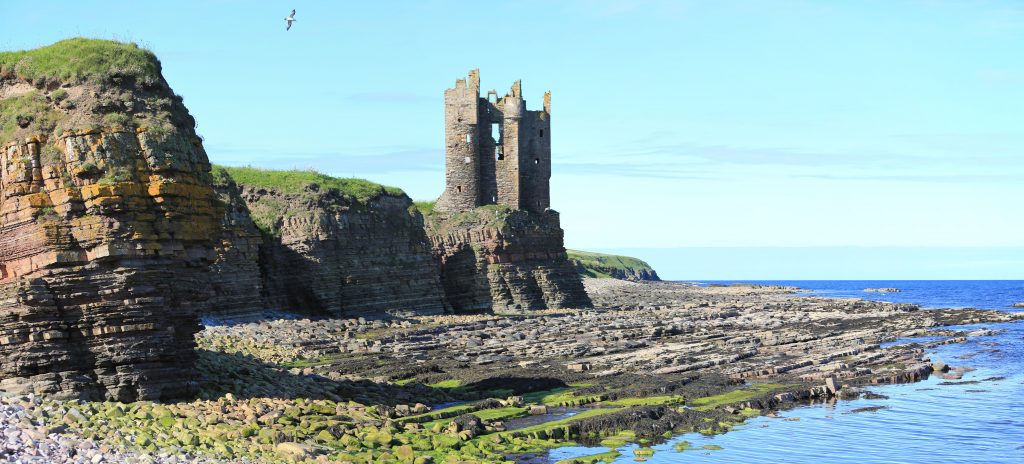 Figure 16: Keiss Castle - Built on earlier artificial foundations