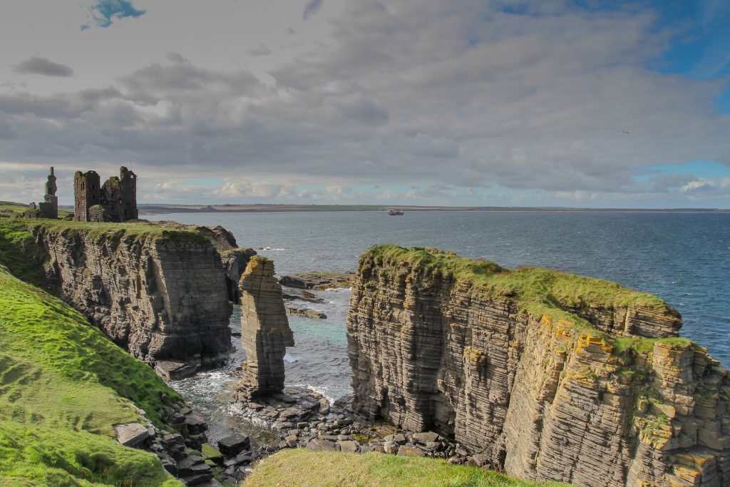 Figure 13: Castle Sinclair Girnigoe - Remains form the coastline today