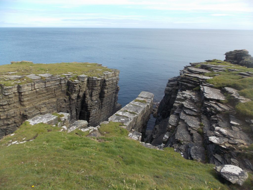 Figure 17: Stronsay - Protrusion from the coastline certainly does not look like a natural feature