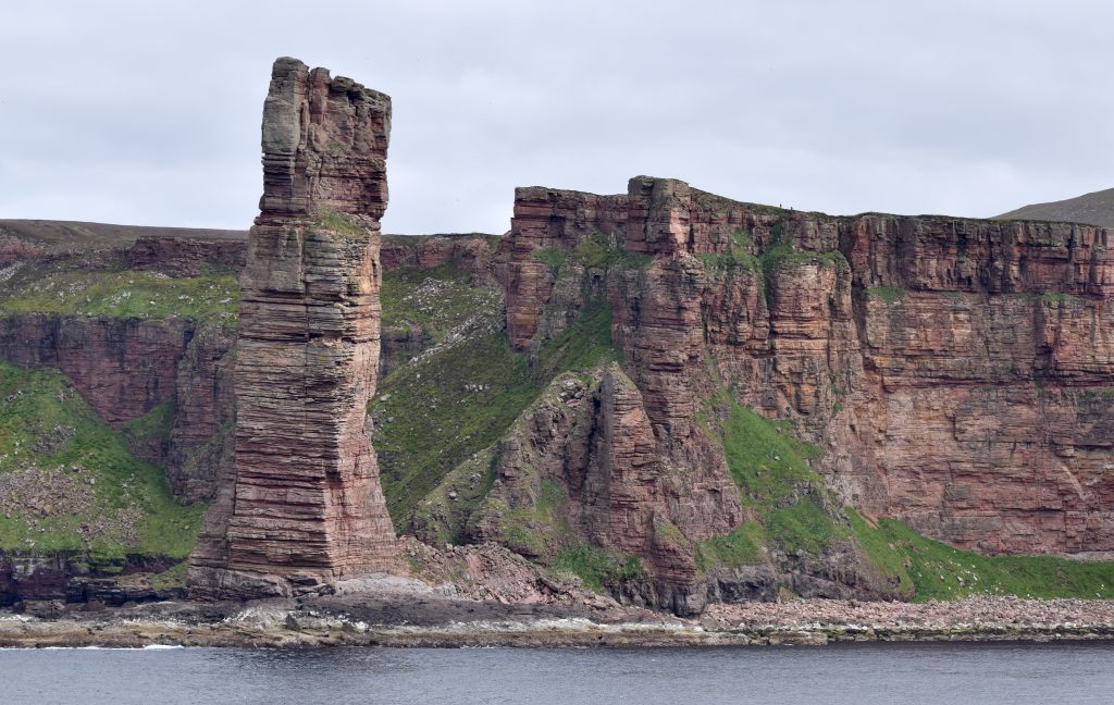 Figure 8: Hoy - The Old Man of Hoy - This well-known feature is structural remains as well as the surrounding coastline