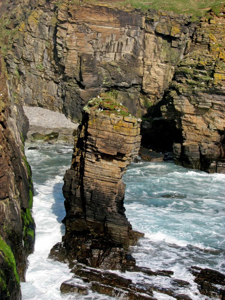 Figure 14: Westray - Geologists might call this a 'sea stack' - it is in fact remains of artificial structure