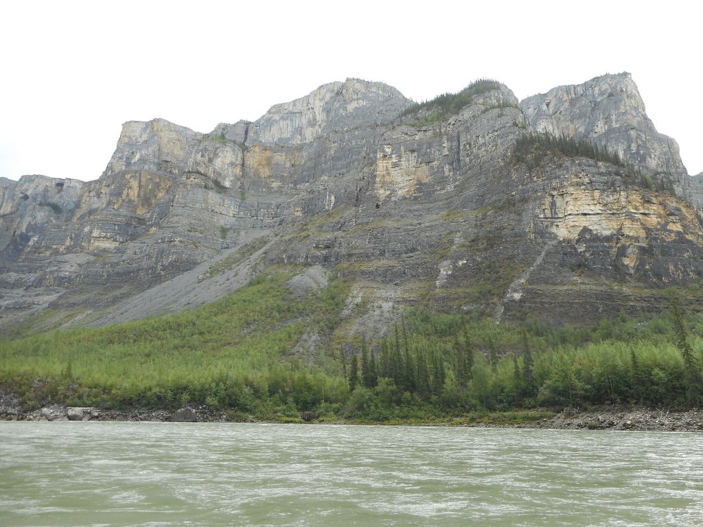Figure 12: Nahanni National Park Reserve - Riverside remains of building