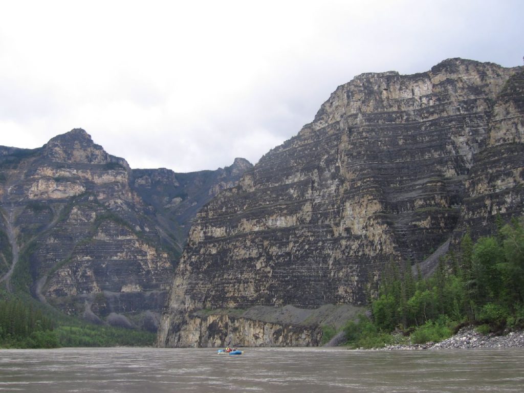 Figure 5: Nahanni National Park Reserve - Remains of terraced structures