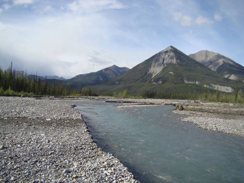Figure 9: Nahanni National Park Reserve - Remains of pyramidal structure